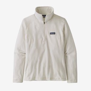 White Micro Patagonia Fleece